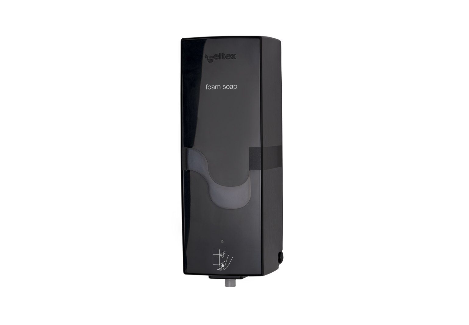 celtex E-CONTROL Schaumseifenspender, schwarz